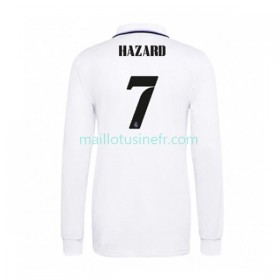 Maillot de Foot Real Madrid Eden Hazard 7 Domicile 2022-23 Manches Longues